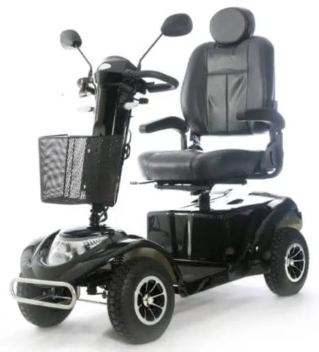 black mobility scooter