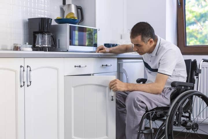 Accessible Kitchen Storage for Wheelchair Users