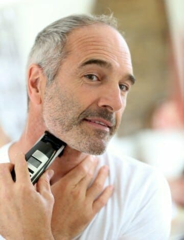 Electric Shaver for an Elderly Man