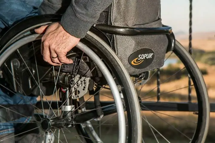 Wheelchair tires require maintanence