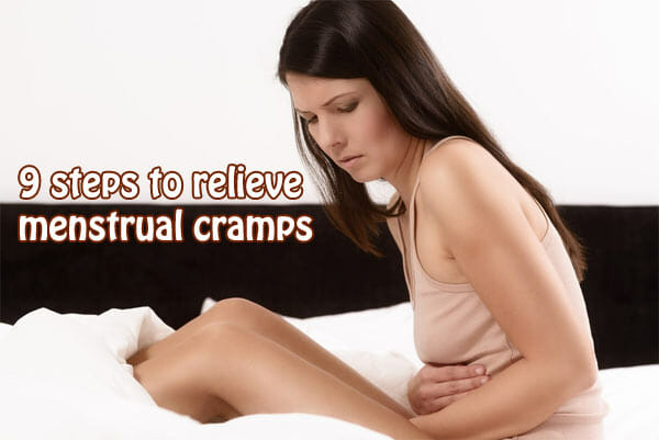 9 steps to relieve menstrual cramps