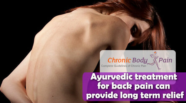 Ayurvedic treatment for back pain