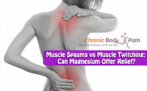 Magnesium for muscle spasms