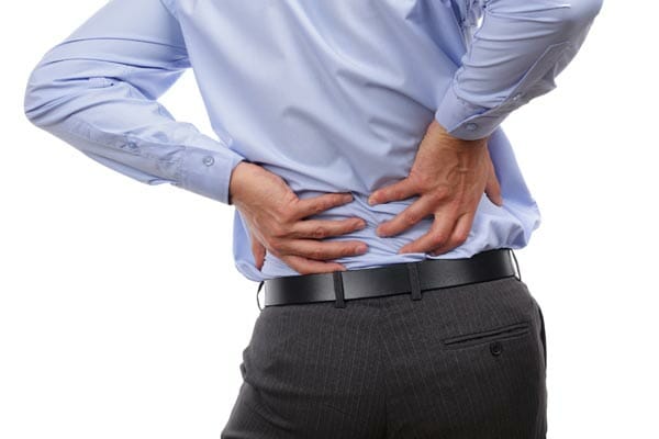 What causes pinched nerves in the back