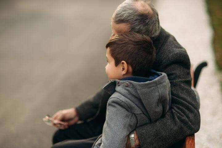 grandpa and his grandson