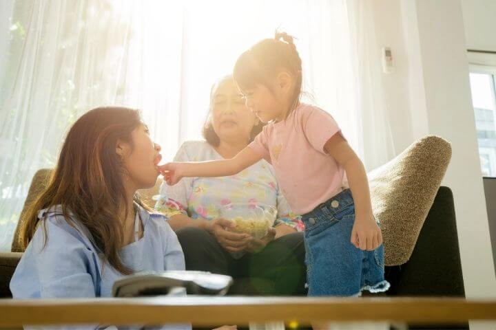 Grandmother, Mother and Grandaughter