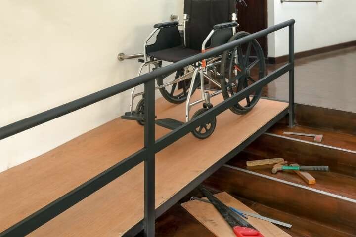 wheelchair ramp installation