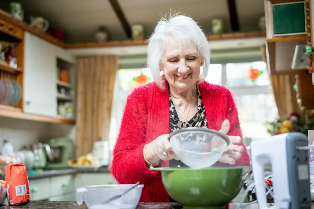 Elderly Cooking