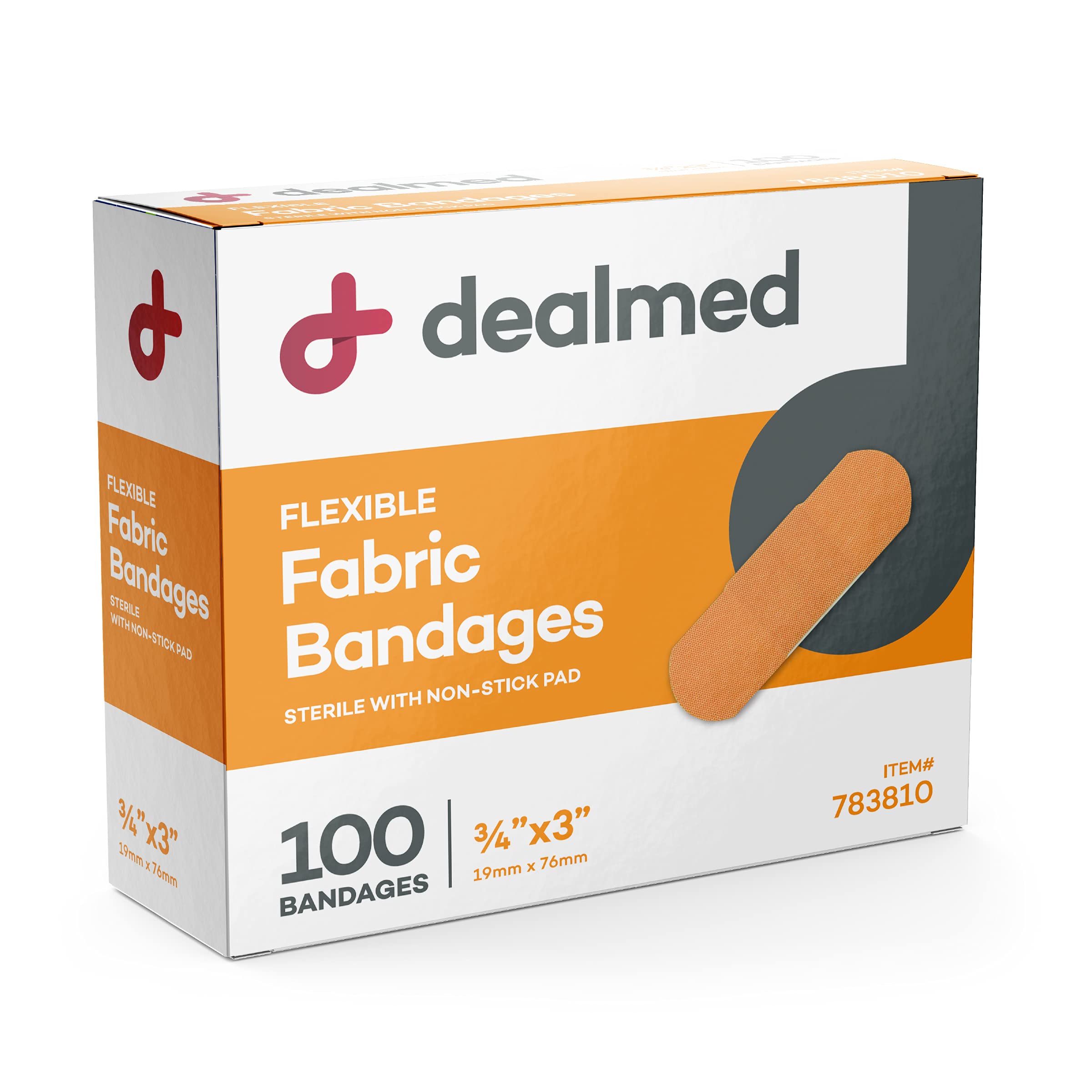 Dealmed Fabric Flexible Adhesive Bandages