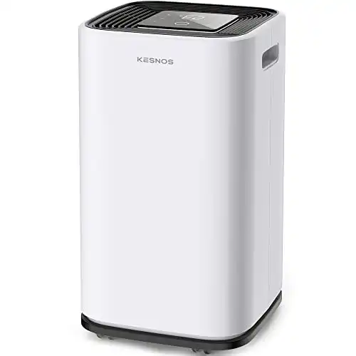 Kesnos 70 Pint Dehumidifiers for Spaces up to 4500 Sq Ft at Home and Basements PD253D,White