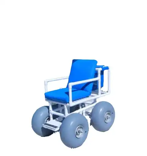 Beach Wheelchair (Large Tires) (Blue)
