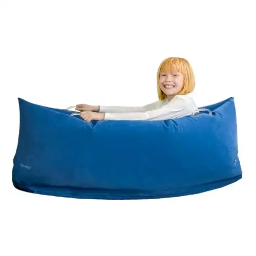 Harkla Hug Sensory Chair 48" - Inflatable Sensory Pod for Kids- Sensory Toys for Children- Therapeutic Compression Toys | Kids 2 to 6 | Pea Pod and Air Pump