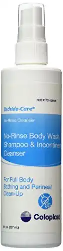 5-PACK Bedside-Care No-Rinse All-Body Wash and Incontinent Cleanser, COL1762, Coloplast Corporation, 8.fl oz Spray, 5-PACK