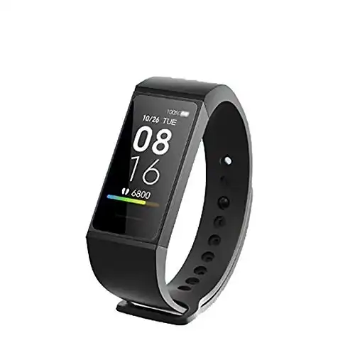 Xiaomi Mi Band 4 Fitness Tracker, Newest 0.95” Color AMOLED Display Bluetooth 5.0 Smart Bracelet Heart Rate Monitor 50 Meters Waterproof Bracelet with 135mAh Battery up to 20 Days Activity Tracker