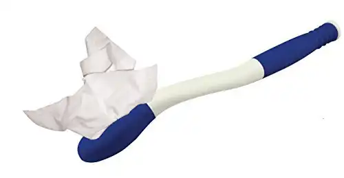 Self-Assist Toilet Wiping Aid Tool - Wiping Aid for Range of Motion Assistance, Toilet Assistance for Elderly - Long Reach Comfort Wipe (Color May Vary) by BodyHealt