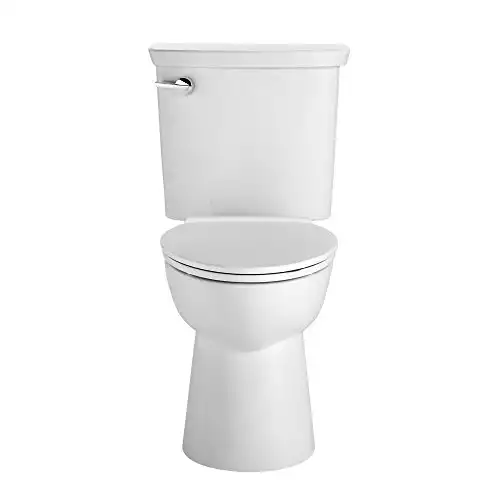 American Standard 238AA104.020 VorMax High Efficiency Right Height Elongated Toilet with Left Hand Trip Lever, White