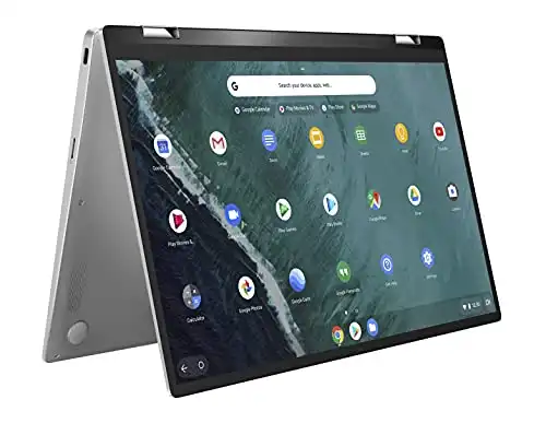 ASUS Chromebook Flip C434 2-In-1 Laptop, 14" Full HD Touchscreen 4-Way NanoEdge, Intel Core M3-8100Y Processor, 4GB RAM, 64GB eMMC Storage, All-Metal Body, Backlit KB, Chrome OS- C434TA-DSM4T, Si...