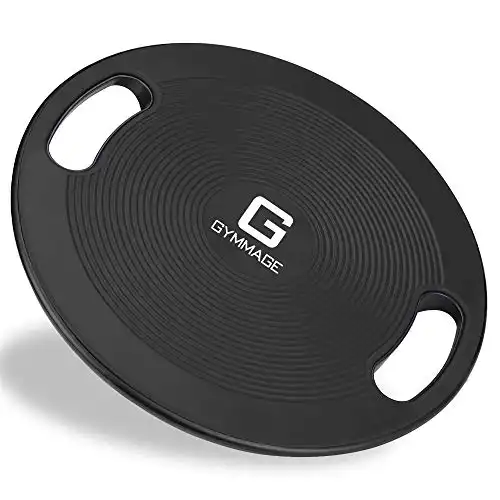 GYMMAGE Wobble Balance Board - Exercise Balance Stability Trainer for Physical Therapy, Home Gym Core & Balance Trainer with Anti-Slip Surface, Portable Standing Desk Balance Board 15.7" Dia