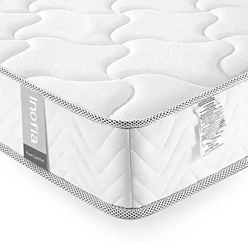 Inofia Full Mattress 6 Inch, Memory Foam Mattress in a Box, Breathable Soft Cover for Cool Sleeping, Medium Firm Feel, 100-Night Trial
