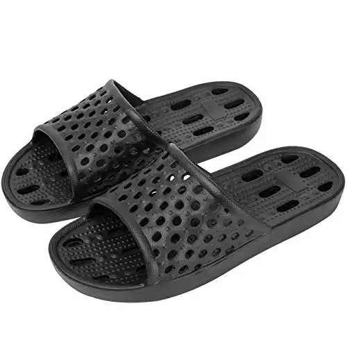 WOTTE Shower Sandals Women Quick Drying Bath Slippers Non Slip Dorm Shoes