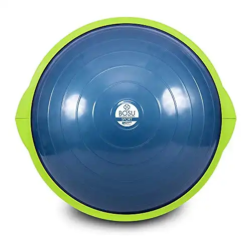 Bosu 72-15850 Home Gym Equipment The Original Balance Trainer 22in Diameter, Blue and Green