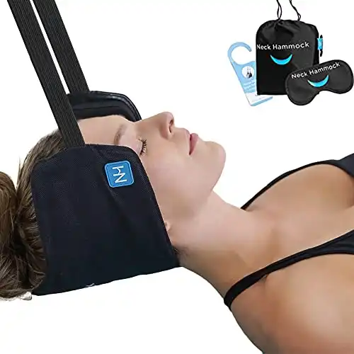 The Original Neck Hammock Neck Stretcher - Cervical Traction Device for Quick and Easy Neck Decompression - Portable and Effective Neck Traction Device for Lasting Neck Tension Relief.