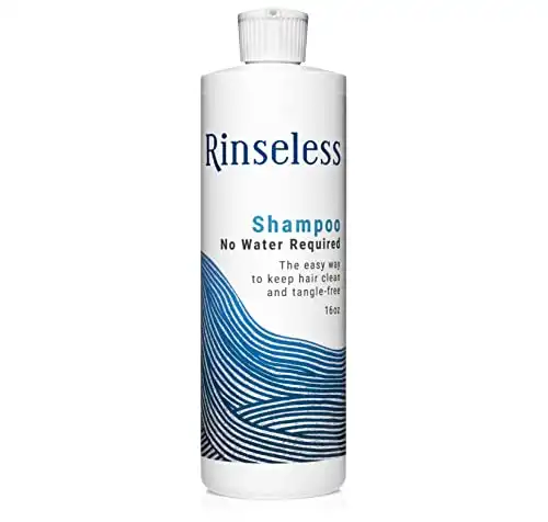 RINSELESS Waterless Shampoo | Refreshing Rinse Free Shampoo for Elderly Assistance | Dry Shampoo Alternative Hair Cleanser with Soothing Aloe Scent for Women, Men, Bedridden Patients