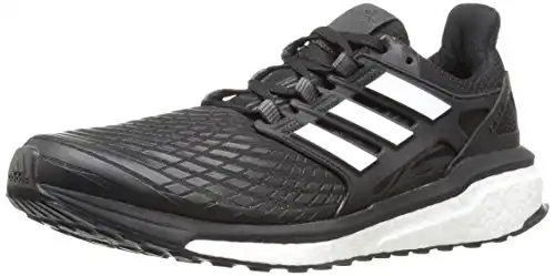 adidas Men's Energy Boost m Running Shoe, Black/White/White, 10 Medium US