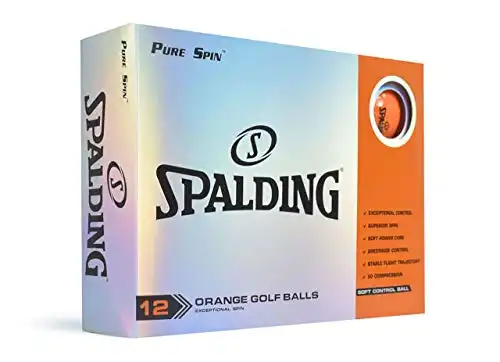 Spalding Pure Spin 12 Ball Pack - Orange