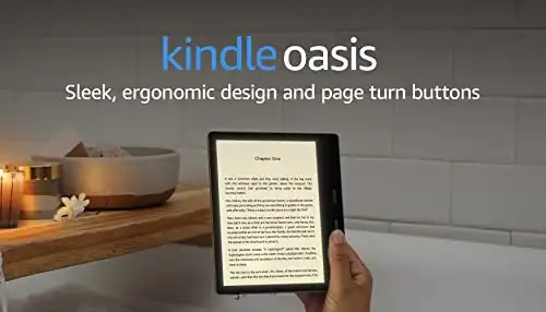 Kindle Oasis With 7 display and page turn buttons