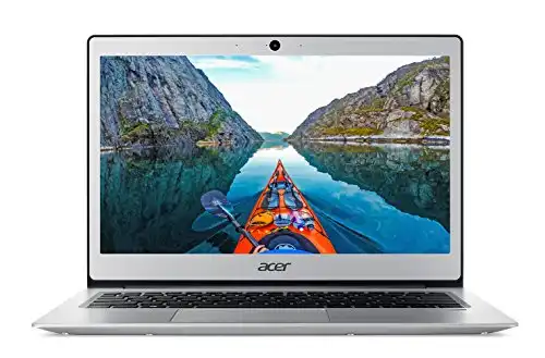 Acer Swift 13.3" Full HD Intel Quad Core N4200 2.5GHz 4GB 64GB eMMC Webcam Bluetooth Fingerprint Reader Windows 10 Pure Silver