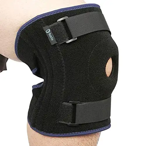 Nvorliy Plus Size Knee Braces for Knee Pain, Extra Large Adjustable Knee Support with Side Stabilizers for Arthritis Pain, Meniscus Tear, ACL, LCL, Injury Recovery & Pain Relief - Fit Women & ...