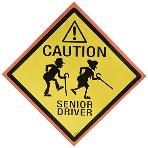 "Senior Driver" Car Magnet | Party Favor | 1 Pc