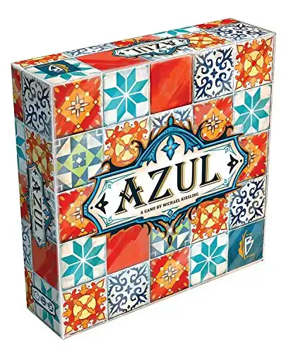 Azul Board Game - Strategic Tile-Placement Game for Family Fun, Great Game for Kids and Adults, Ages 8+, 2-4 Players, 30-45 Minute Playtime, Made by Plan B Games